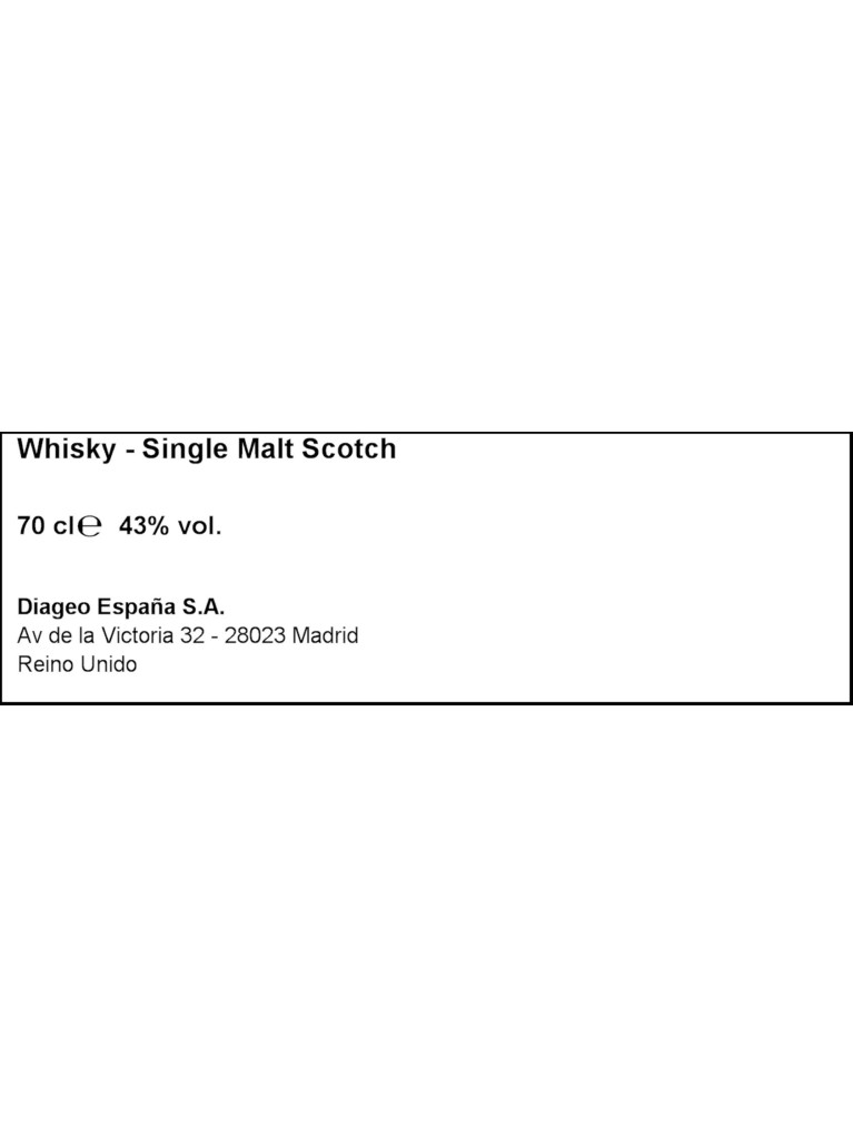 Whisky Knockando Reserva 12 años