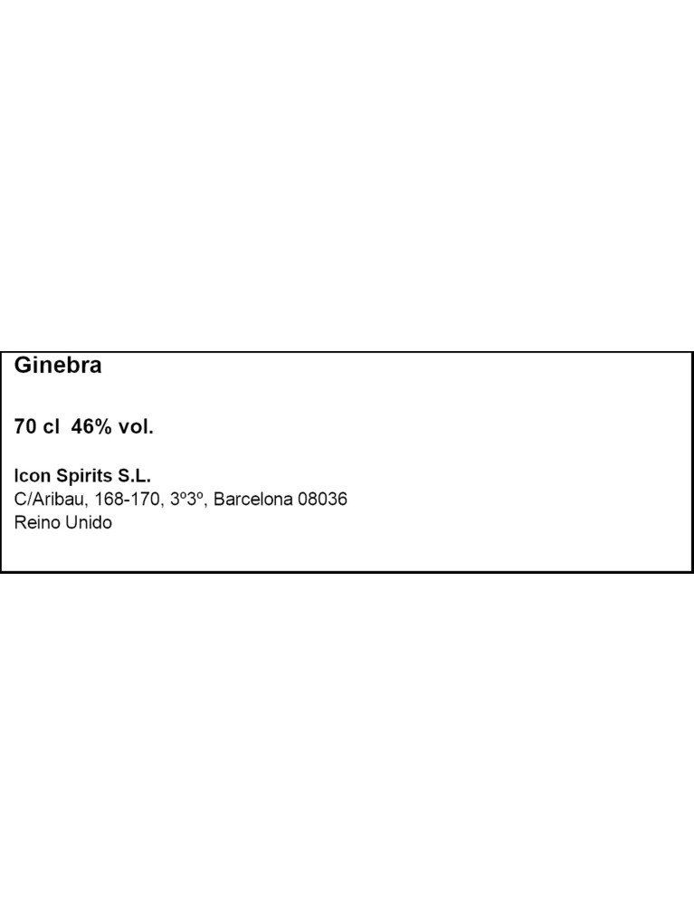 Ginebra London Numero 3