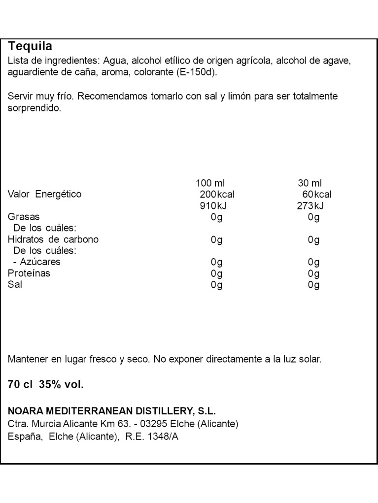 Tequila Cachito Loco Reposado 