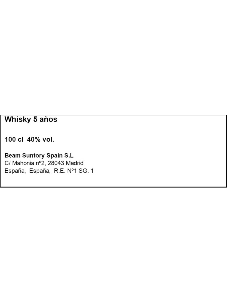 Whisky DYC 5 Años 1L 