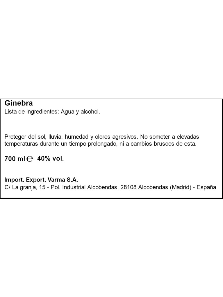 Ginebra Master's Dry 