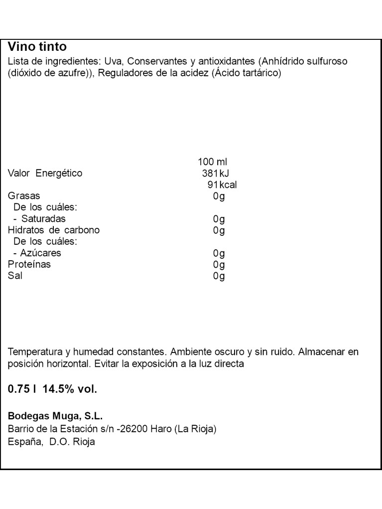 Muga Seleccion Especial Reserva