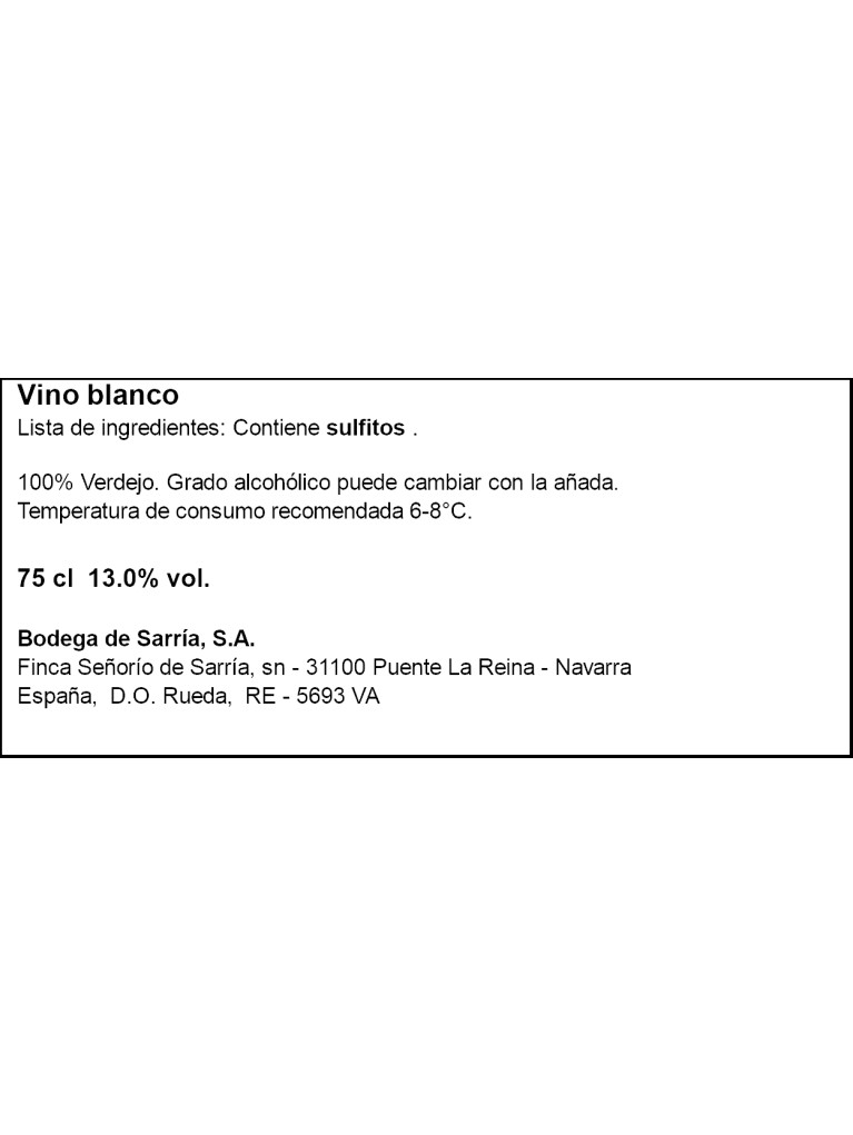 Palacio de Bornos Verdejo