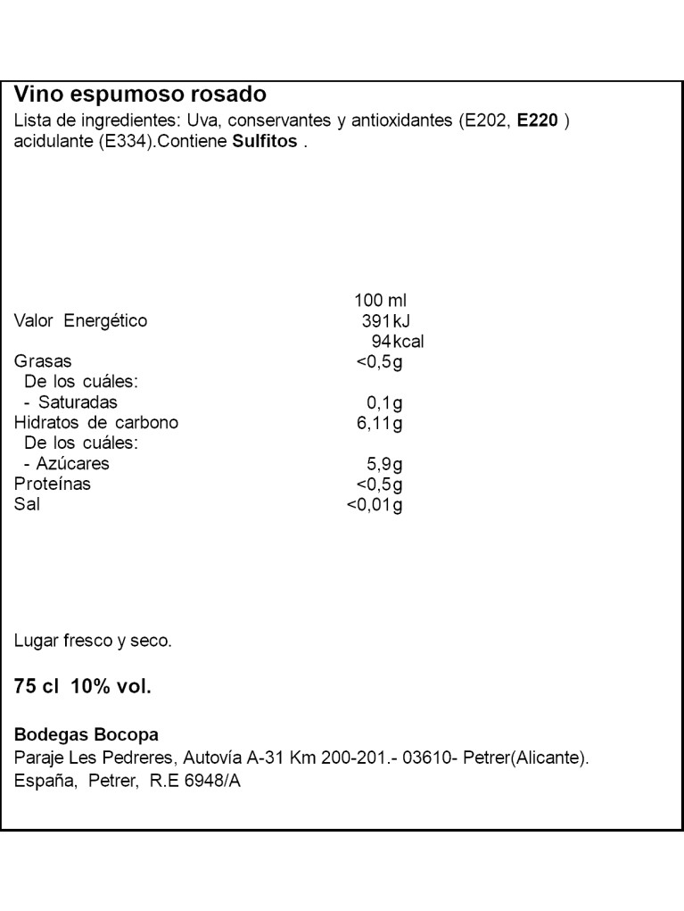 Marina Alta Espumante Rosado