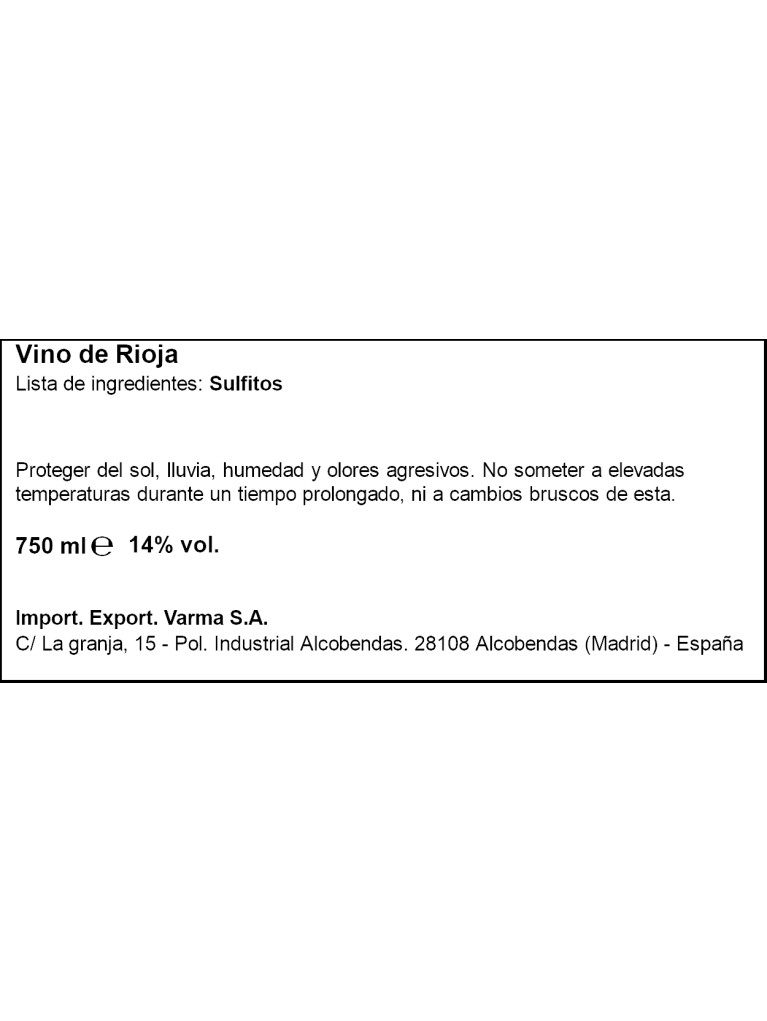 Marqués de Vargas Reserva